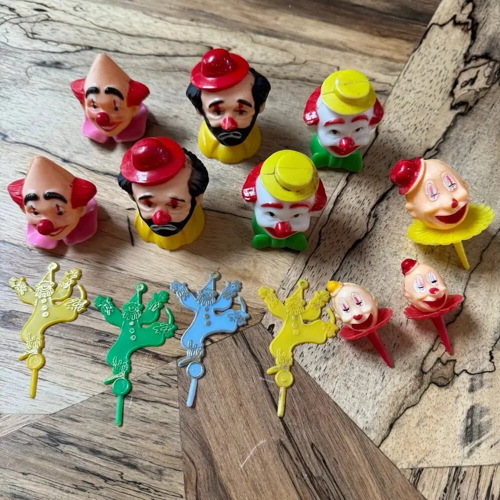 Vintage plastic clown